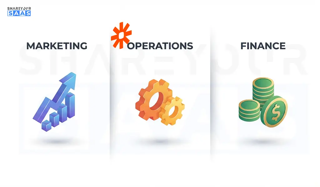 A sleek infographic comparing different AI tools for business.