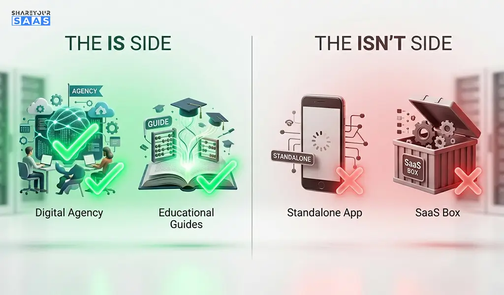 Fact-check illustration for gonzay services showing what the platform offers and what it is not
