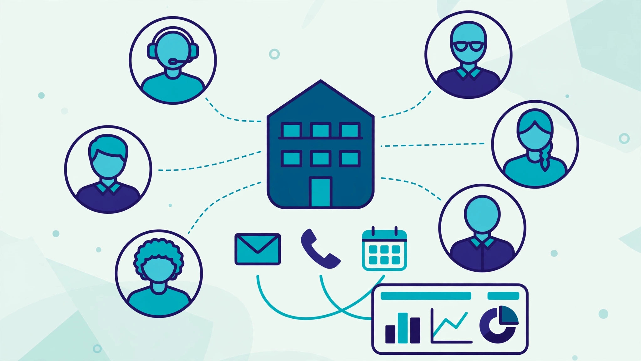 B2B CRM pipeline with multiple stakeholders