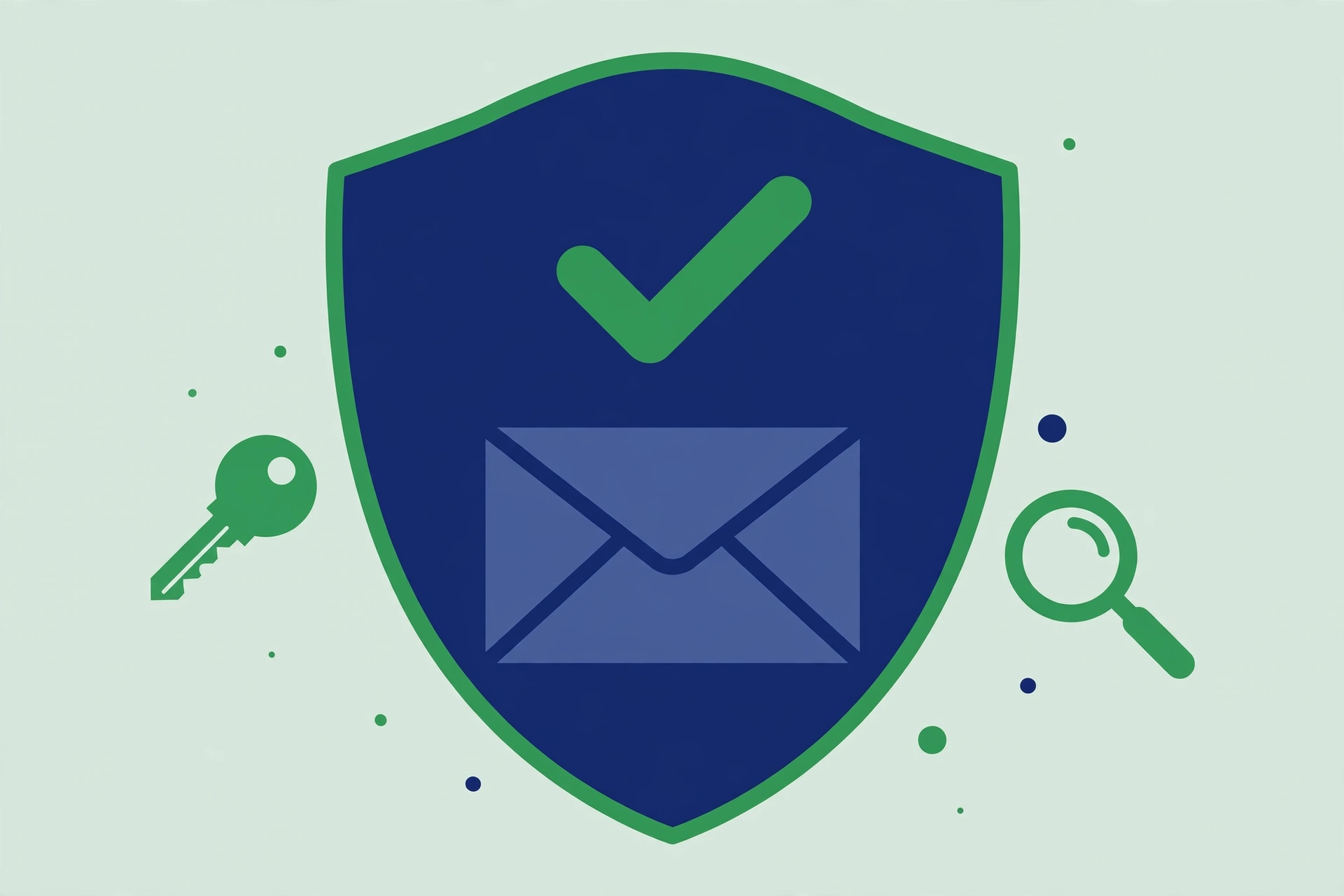 Email deliverability checklist with domain verification shield