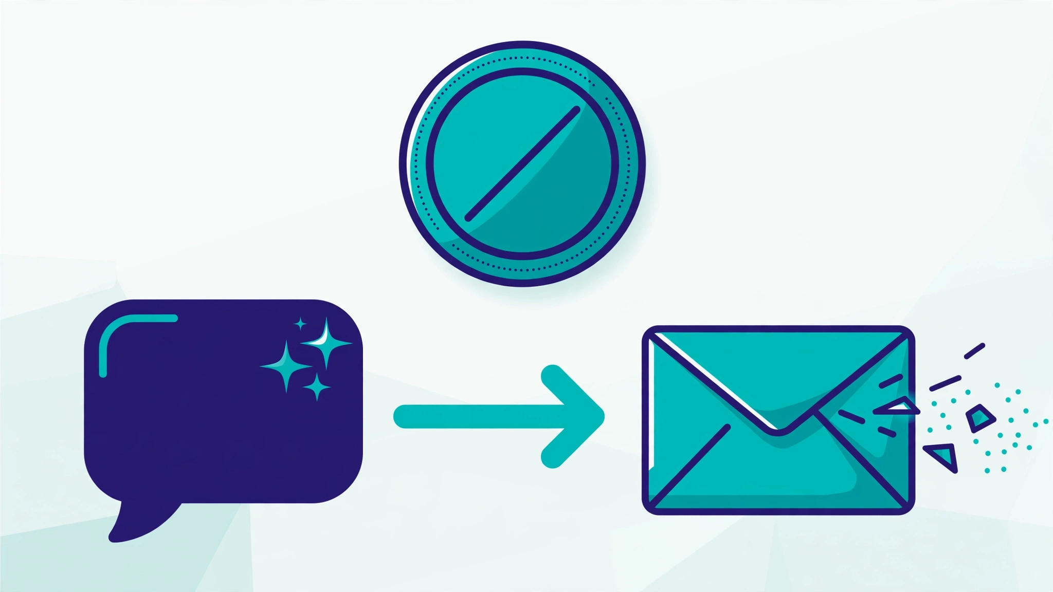 Free AI email workflow with an AI chat and a free email plan