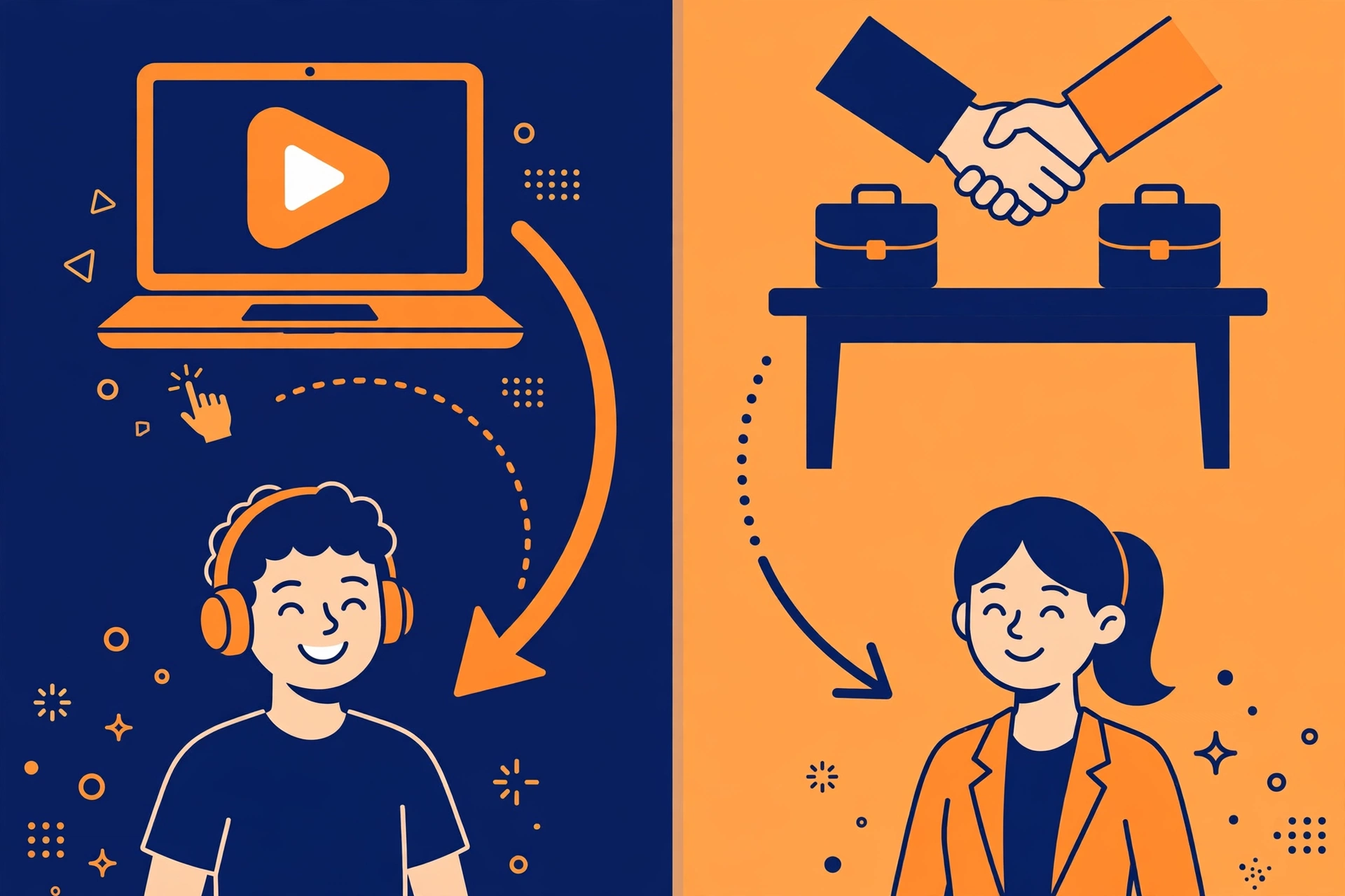 Comparison of product-led growth versus sales-led marketing motions